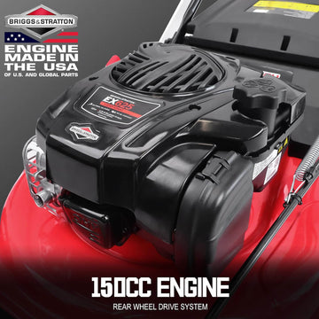 22" 150cc Gas Self-Propelled 3-in-1 Lawn Mower B8622S