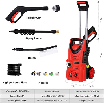 2030 PSI 1.4 GPM  Electric Pressure Washer PS2020