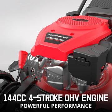 17" 144cc Gas Push 3-in-1 Lawn Mower DV8618P-M